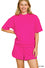 Scuba high neck top & dolphin shorts set