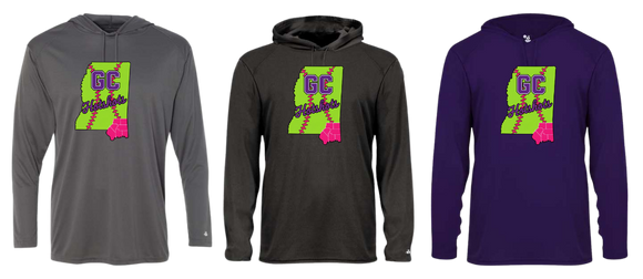 HOODED DRI FIT PERFORMANCE